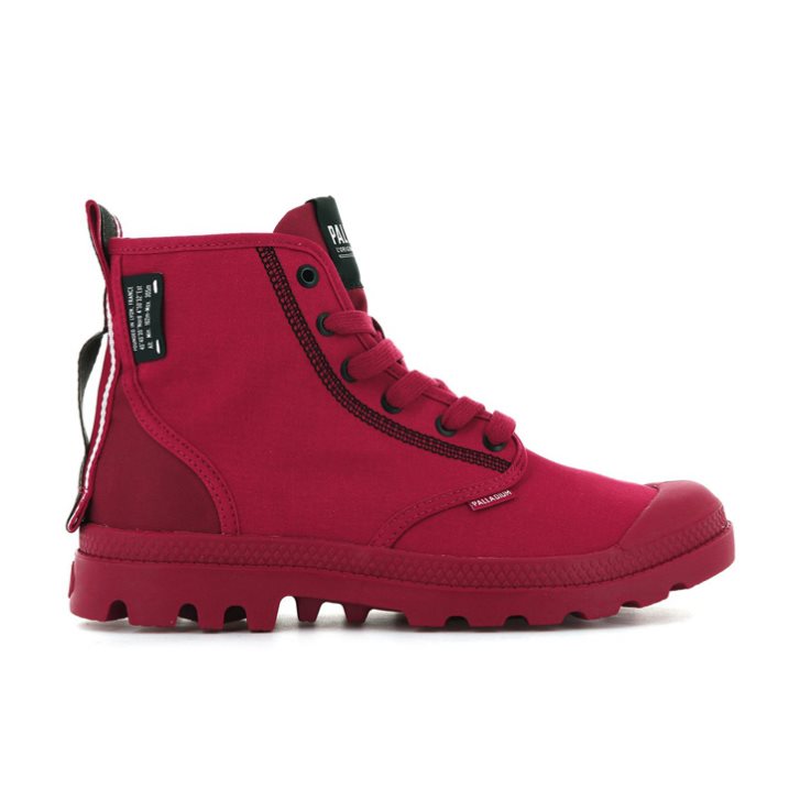 Bottes Palladium Pampa Dare 2 Survive Femme Rouge | FR IKH183X